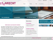 Tablet Screenshot of leenrecht.nl